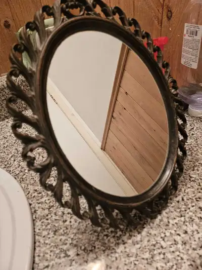 Oval vintage mirror, View more