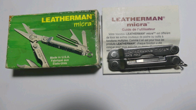 COUTEAU DE POCHE LEATHERMAN POCKET KNIFE. VINTAGE.......... in Arts & Collectibles in West Island - Image 2