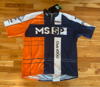 Mens Louis Garneau XXL Cycling Jersey Three Pocket MSSP Club 100