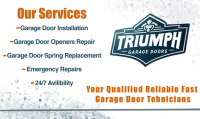 Triumph Garage Doors - SAME DAY SERVICE!