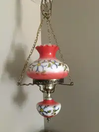 Lampe vintage porcelaine