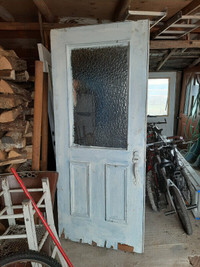 Porte extérieure antique, sauna, chambre froide, 34 x 80 3/8