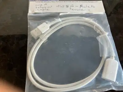 APPLE USB A Male to Female 3FT. Cable Brand New, View more