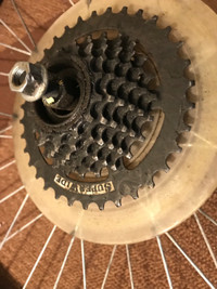 26” bike wheel set