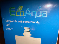 EcoAqua 6005A-3PK Lot de 3 pièces de rechange pour LG 5231JA2002