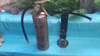 Vintage Stop-Fire Brass extinguisher