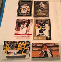 NHL Sidney Crosby Rookie Year Card + 7 Insert Cards & 6 Cards