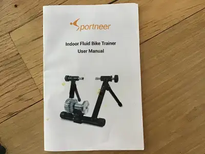 Used once Indoor Fluid Bike Trainer Comes with manual,rubber foot &quick release lever Also, come wi...