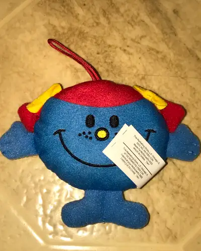 Nice clean condition...has string on top of head so you can hang from your car mirror, or the like.....
