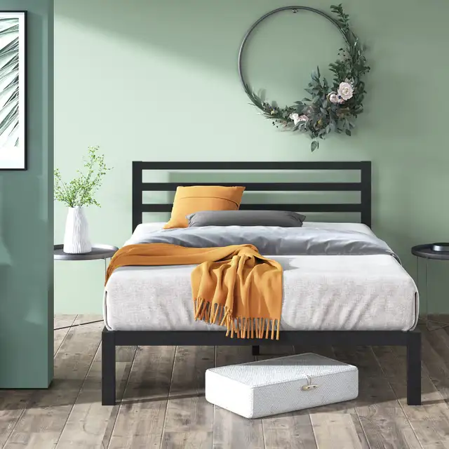 New Zinus King Bed Frame - Metal Platform Bed Frame in Beds & Mattresses in City of Toronto - Image 4