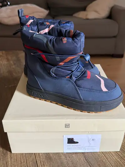 Liewood brand girls waterproof winter boots, View more