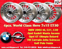 4 pcs. wheels BMW/Opel/VW WCHE 7x15 ET30 BMW 1502-