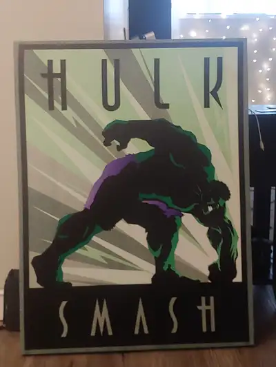 Hulk canvas picture, View more