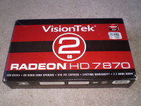 XFX AMD Radeon HD 7870 2GB PCIE Graphics Card