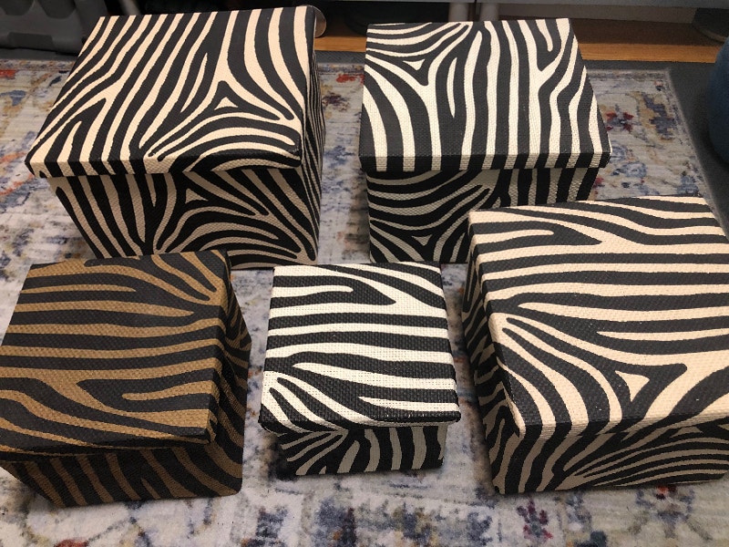 Set of 5 Nesting Boxes Storage & Organization City of Toronto Kijiji