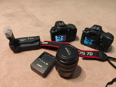 No longer need these cameras. Lightly used. In very good shape. Pics say it all. Description of ever...