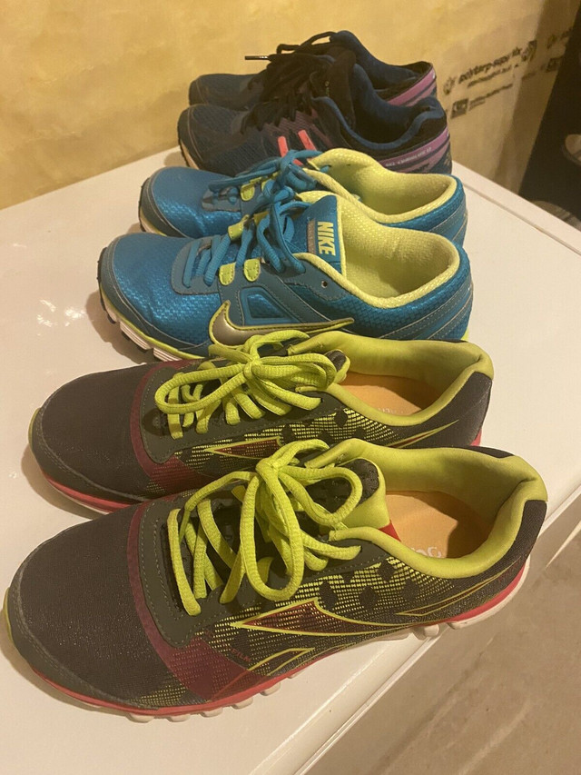 Womens runners size 7.5(pls read all) in Women's - Shoes in Markham / York Region