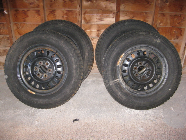 4 STUDDED 17 INCH WINTER TIRES. 245/65 R17 in Tires & Rims in Truro - Image 2