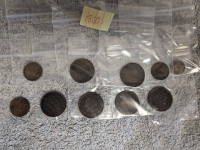 Coins Late 1800s - Mid 1900s