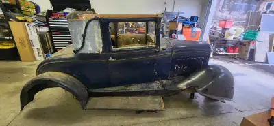 An amazing and rare body to work on. Body only. Great for a restored.