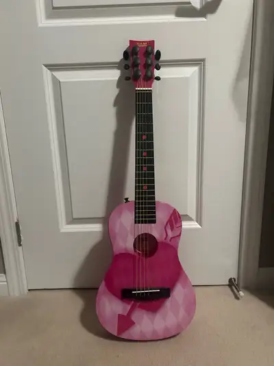 Pink First Act Acoustic Guitar – Great for Beginners / Kids, View more