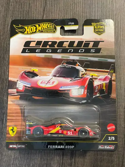 Hot Wheels premium Circuit Legends Ferrari 499P, View more