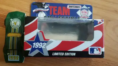 New Boxed Vintage Matchbox Oakland Athletics Corvette by White Rose Collectibles No 3 in the Series....