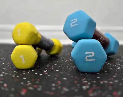 1lb pair and 2lb pair Neoprene Dumbbell Set - New!!, View more