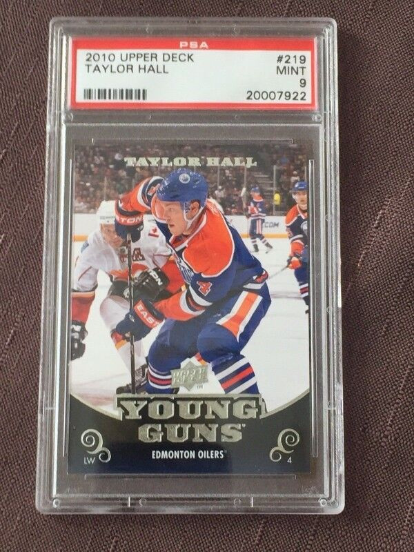 TAYLOR HALL - 10-11 Young Guns ROOKIE -UNGRADED+BGS 9.5,PSA 9,10 in Arts & Collectibles in City of Halifax - Image 2