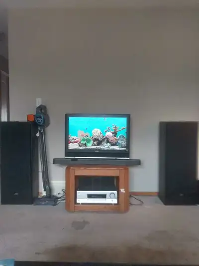 Sony Television and JVC Speakers, View more