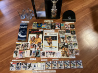 LARGE LOT VANCOUVER CANUCKS NHL HOCKEY CARDS AND PACKS ETC TRAIL