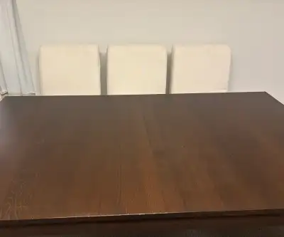 dinning table and chairs, View more