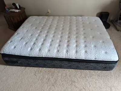 Queen-size Posturepedic mattress, View more