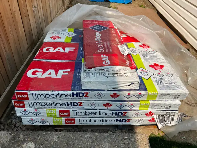 GAF Timberline HDZ Charcoal Shingles – 12 Bundles NEW