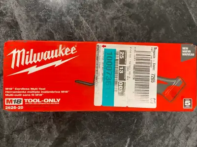 New Milwaukee M18 Multitool 2626-20 (tool only), View more