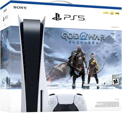 PS5+Controller (God Of War Included), View more