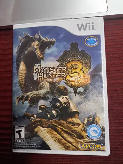 Nintendo Wii Monster Hunter 3 Tri Video Game (CIB), View more