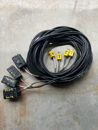 4 Power cords #16/3 SJO 44’ long, View more