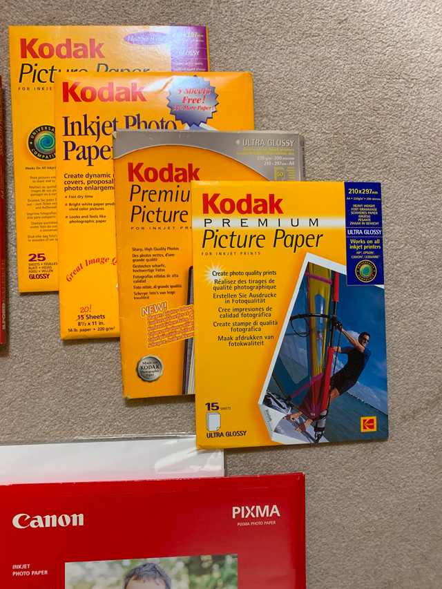 Glossy Photo Printer Paper Various Sizes in Printers, Scanners & Fax in Abbotsford - Image 4