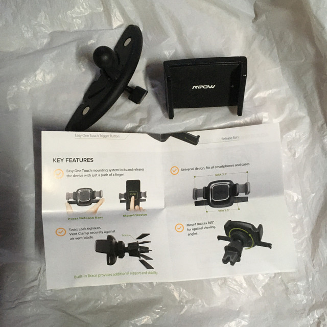 Cell phone car mount-B.O. in Cell Phone Accessories in London - Image 2