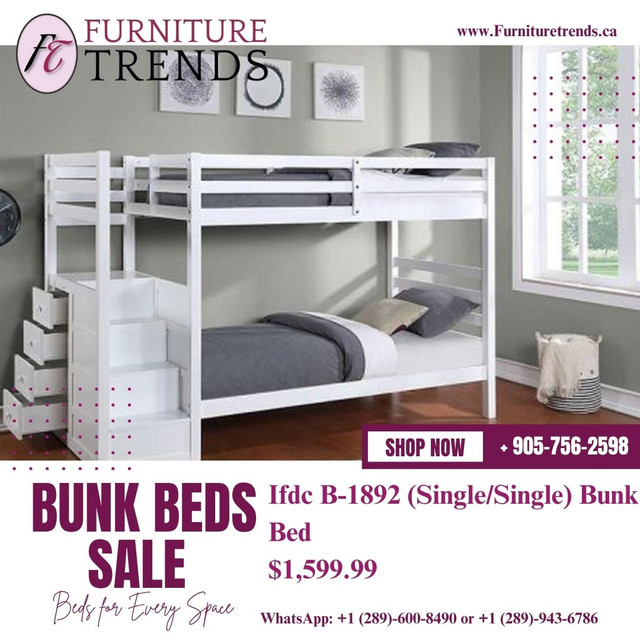 New Bunk Bed Blowout – Don’t Miss This Deal in Beds & Mattresses in City of Toronto - Image 2