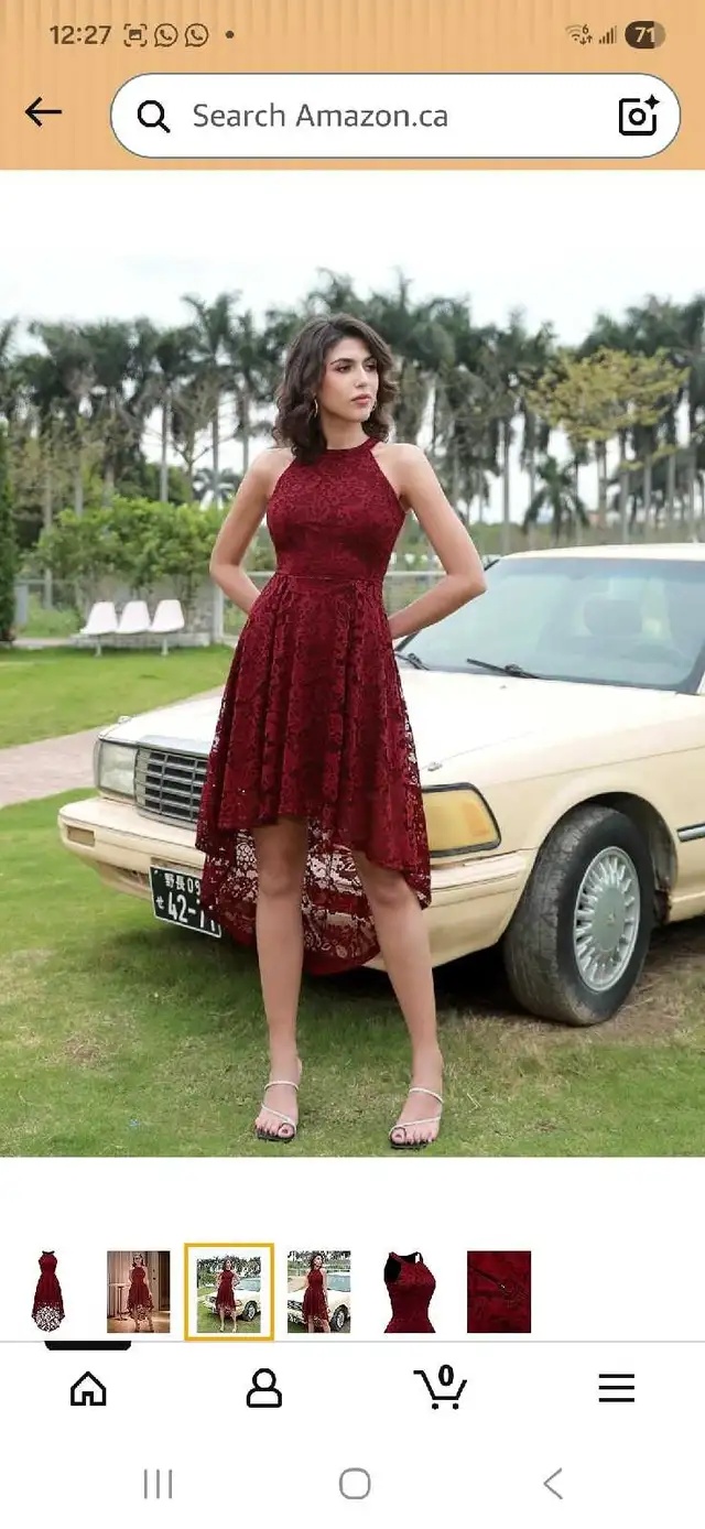 New Prom Dress with Tag  in Women's - Dresses & Skirts in Kitchener / Waterloo - Image 4