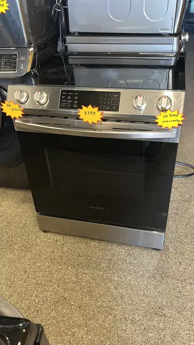 Samsung 30” Flat Top Stove-30-Day Warranty Delivery Available, View more