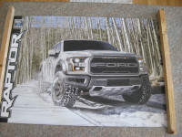 FORD 2017 RAPTOR LEAN, MEAN AND READY TO SCREAM 2 SIDED POSTER