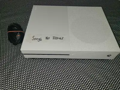 Xbox one S with 500gb and power supply , View more