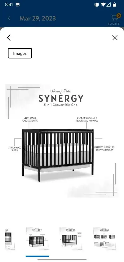 Crib and mattress in good condition, free bath tub, and changing pad with the crib. Charmer with rem...