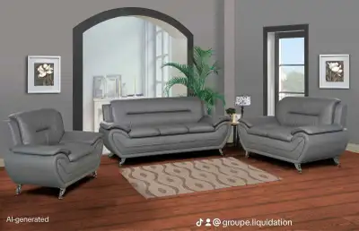 Sofa set 3 pcs NEW , View more