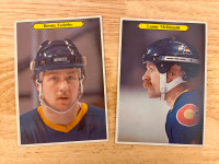 1981 Jumbo O-Pee-Chee NHL Hockey Cards (5 & 18 of 24)