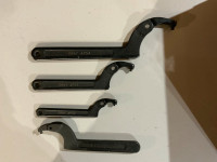 3 GRAY TOOLS - Pin wrenches and 1 BRANSON