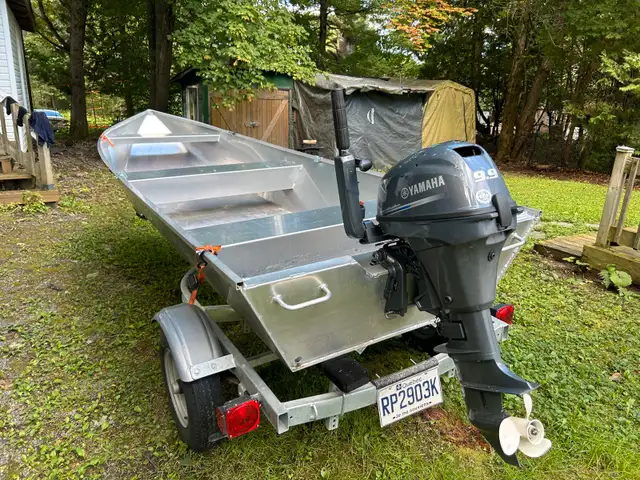Aluminum Boat 14' no rivets, fully equipped62863286377859124